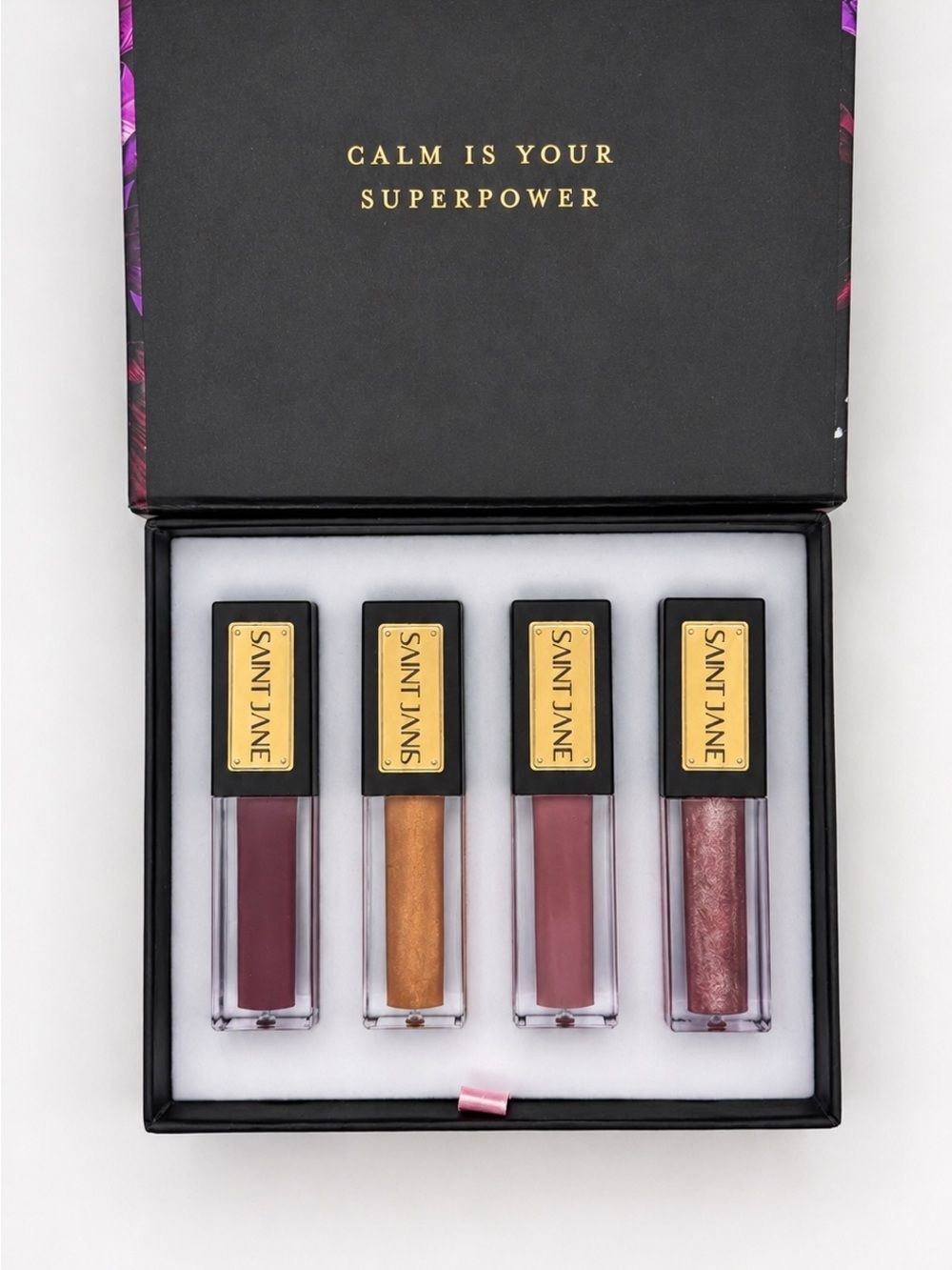 Saint Jane Limited Edition Luxury Lip Oil Collection 4 Pc Gift Set NIB